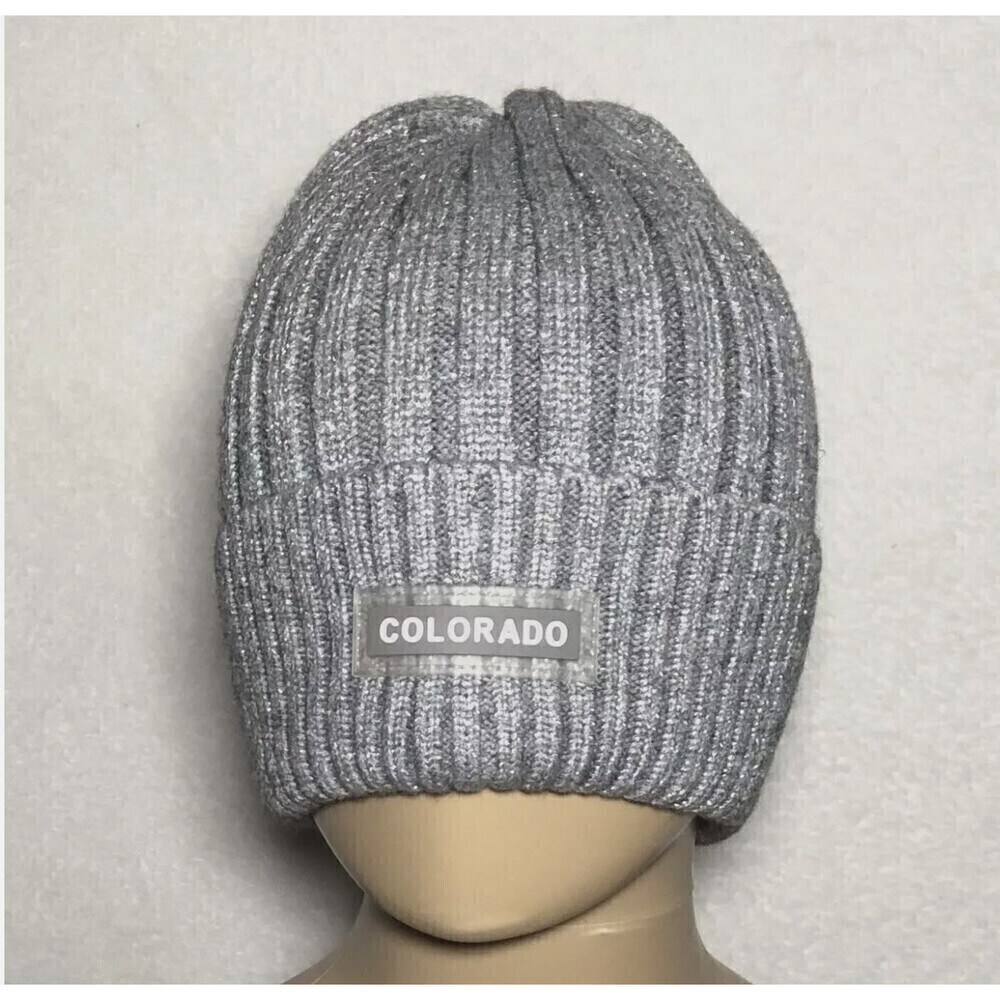 Robin Ruth Grey and Silver Colorado Beanie Adult One Size
